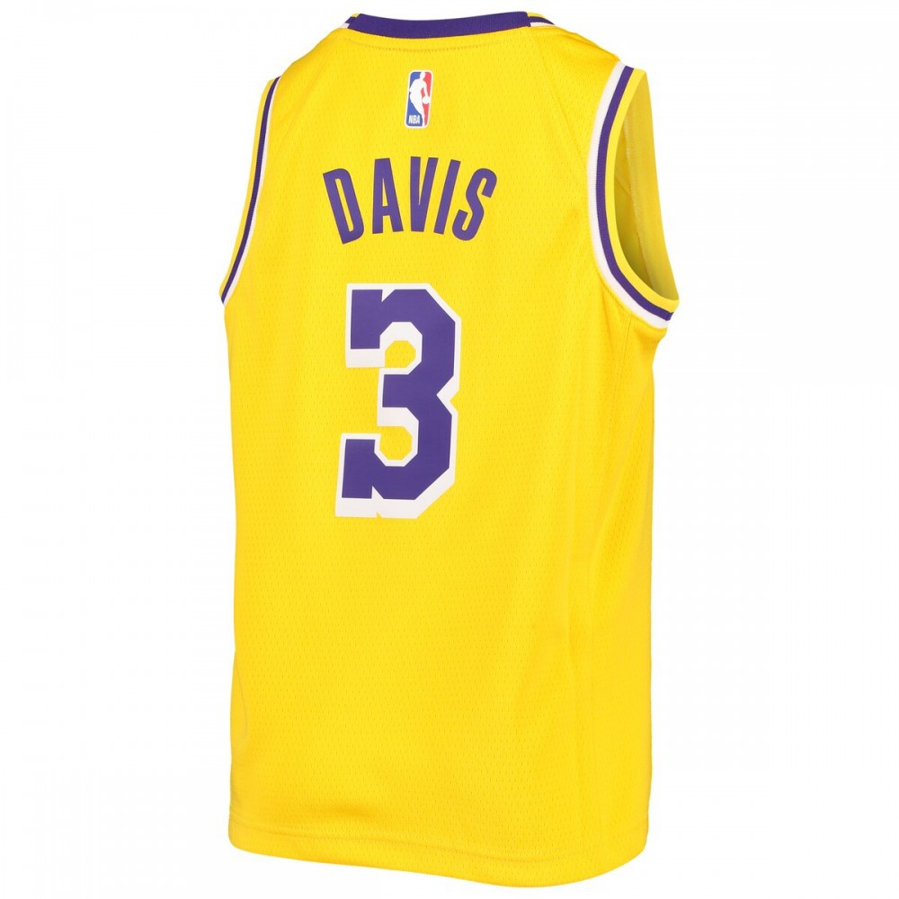 Anthony Davis Los Angeles Lakers Nike Youth Swingman Jersey - Icon Edition - Gold-League Wear Hub