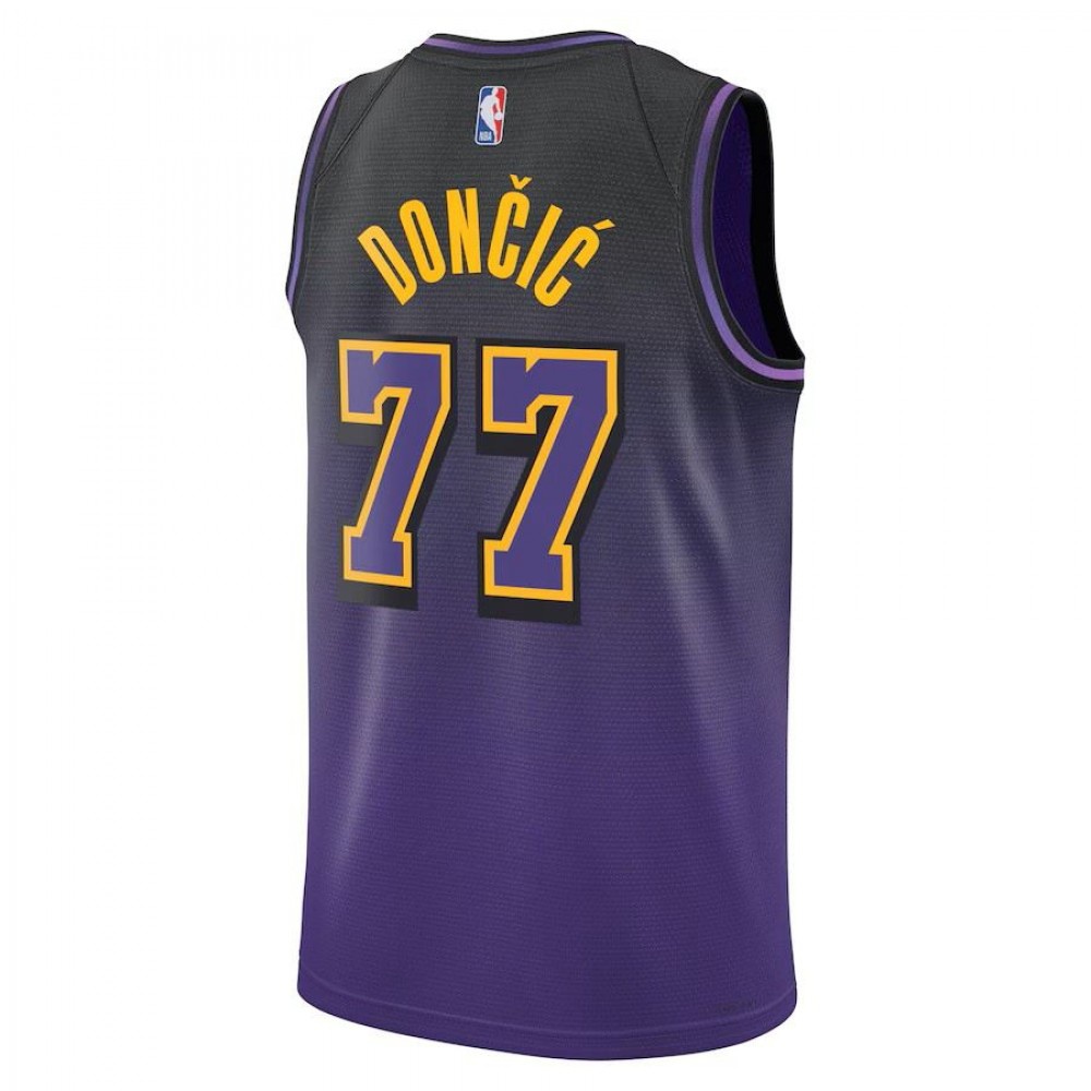 Los Angeles Lakers Unisex Nike City Edition Swingman Jersey 2024 - Purple - Luka Dončić-League Wear Hub