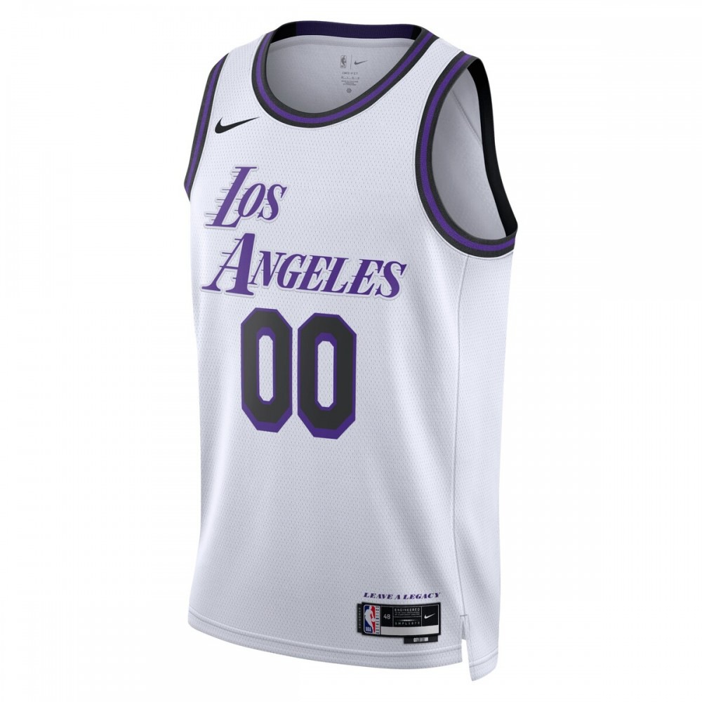 Los Angeles Lakers Nike Unisex 22/23 Swingman Custom Jersey - City Edition - White-League Wear Hub