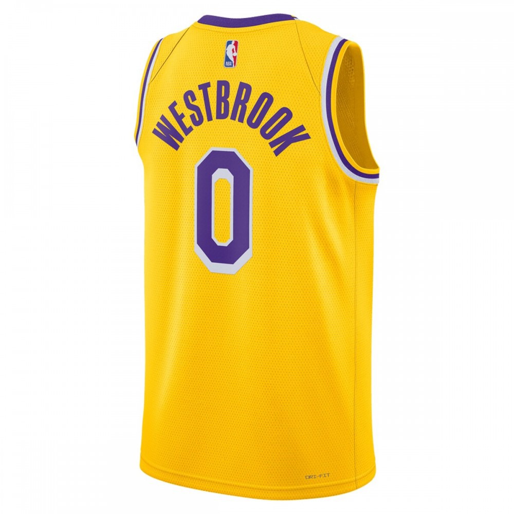 Russell Westbrook Los Angeles Lakers Nike Unisex 22/23 Swingman Jersey - Icon Edition - Gold-League Wear Hub