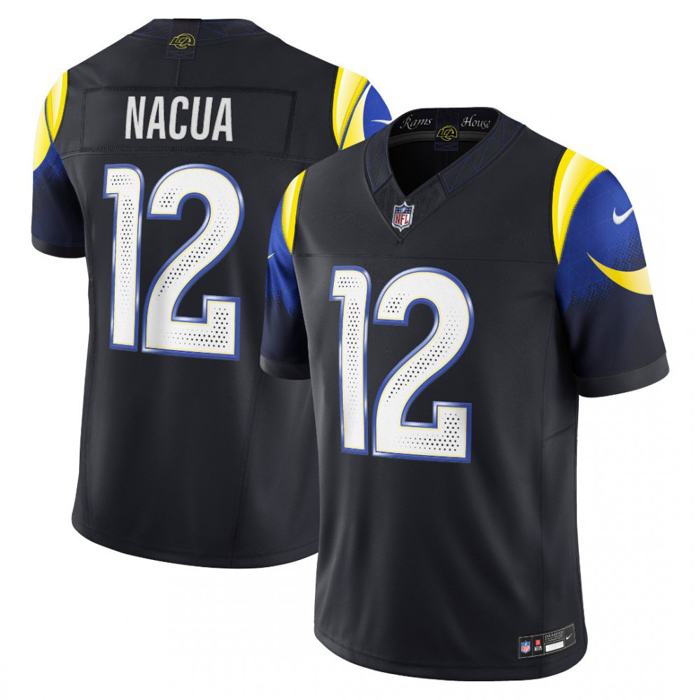 Puka Nacua Midnight Blue Los Angeles Rams 2025 Rivalries Collection Limited Jersey-League Wear Hub