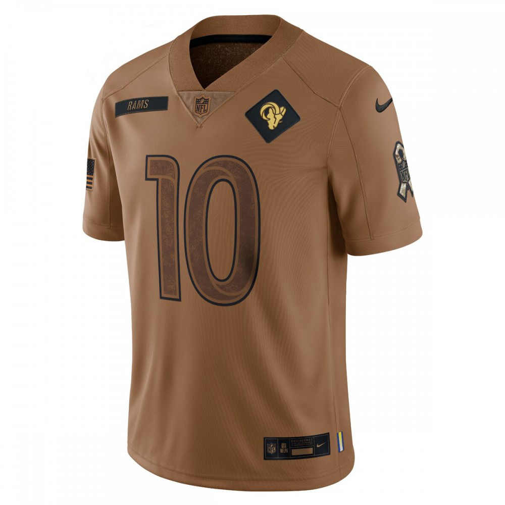 Cooper Kupp Los Angeles Rams Nike 2023 Salute To Service Limited Jersey - Brown-League Wear Hub