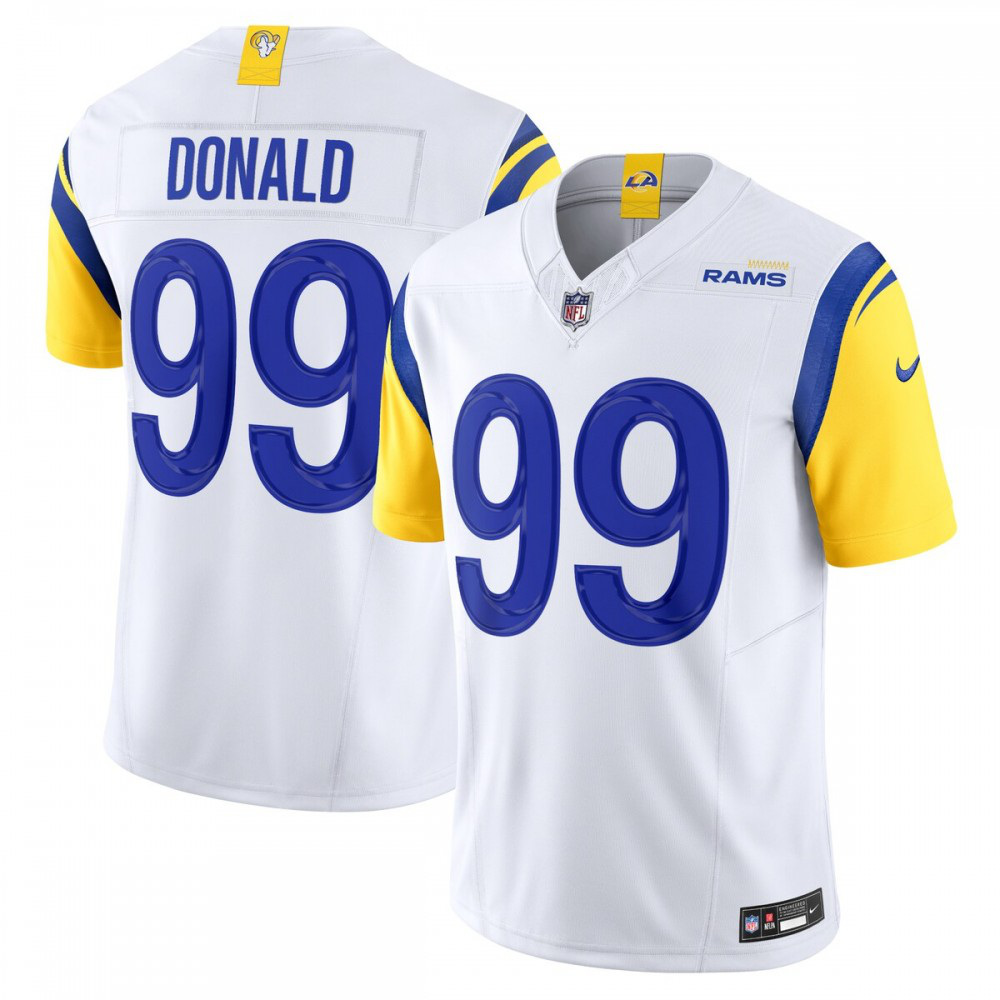 Aaron Donald Los Angeles Rams Nike Vapor F.U.S.E. Limited Jersey - White-League Wear Hub
