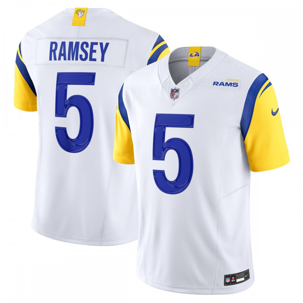 Jalen Ramsey Los Angeles Rams Nike Vapor F.U.S.E. Limited Jersey - White-League Wear Hub