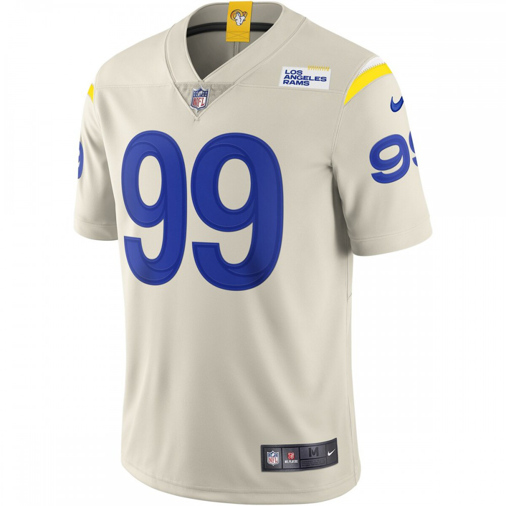 Aaron Donald Los Angeles Rams Nike Vapor Limited Jersey - Bone-League Wear Hub