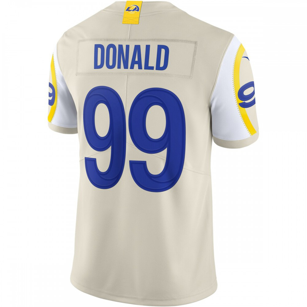 Aaron Donald Los Angeles Rams Nike Vapor Limited Jersey - Bone-League Wear Hub