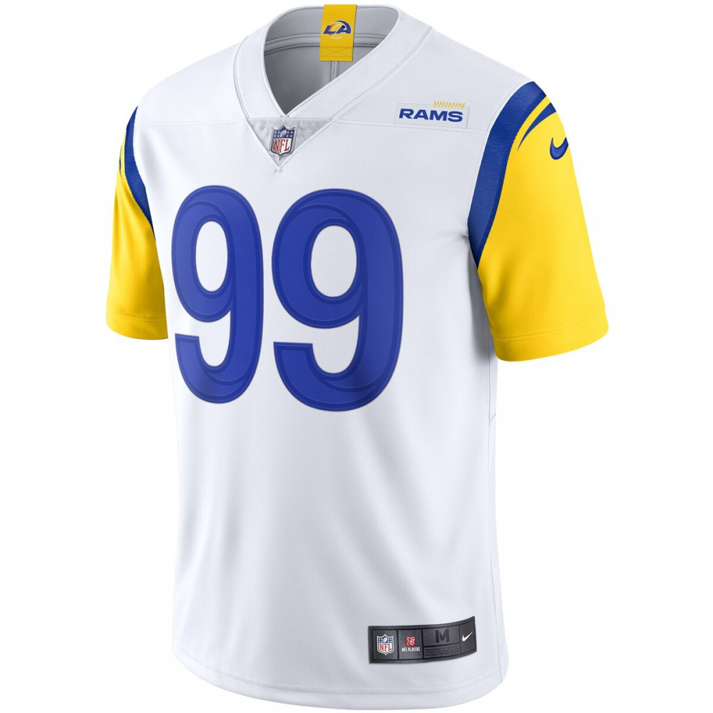Aaron Donald Los Angeles Rams Nike Alternate Vapor Limited Jersey - White-League Wear Hub