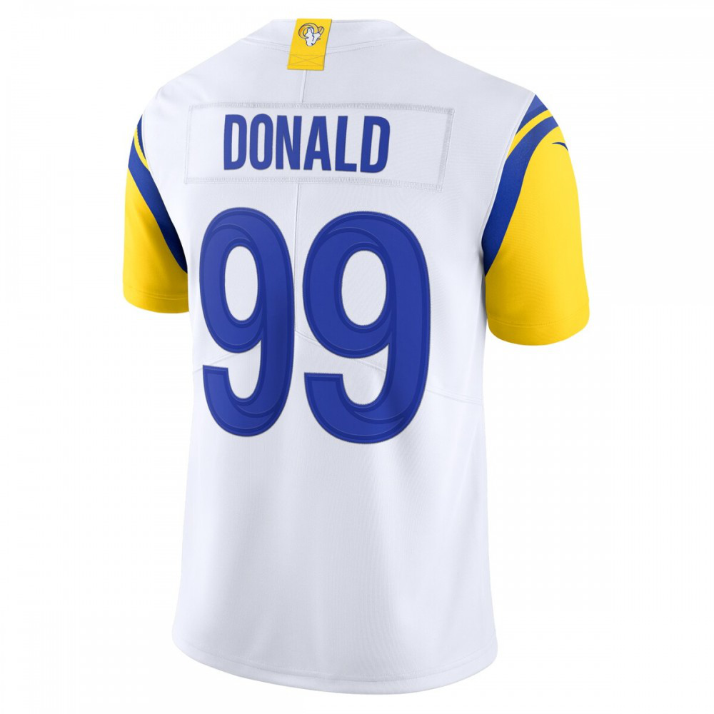 Aaron Donald Los Angeles Rams Nike Alternate Vapor Limited Jersey - White-League Wear Hub