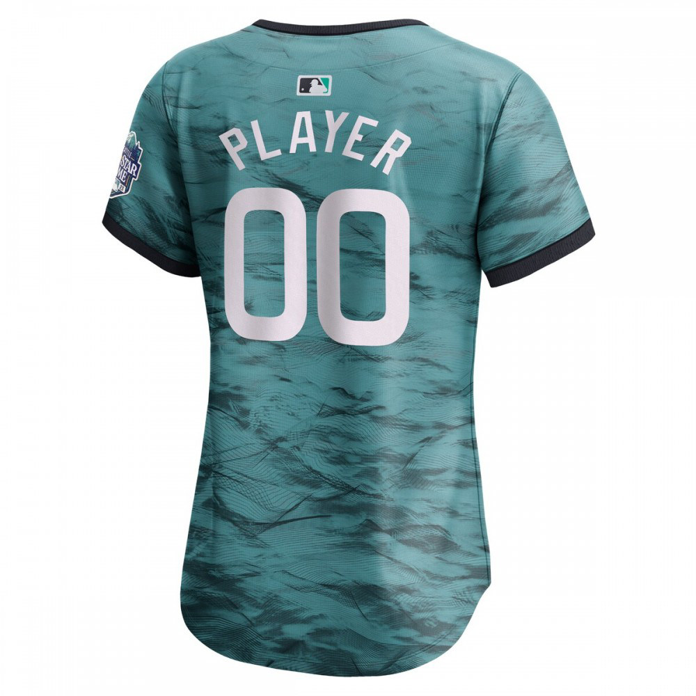 American League Nike Women's 2023 MLB All-Star Game Custom Pick-A-Player Limited Jersey - Teal-League Wear Hub