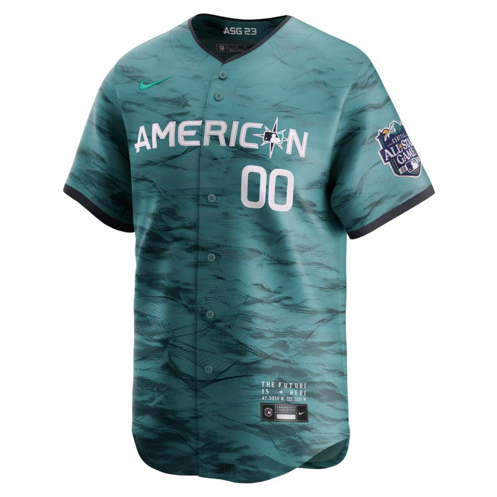 American League Nike 2023 MLB All-Star Game Custom Pick-A-Player Limited Jersey - Teal-League Wear Hub