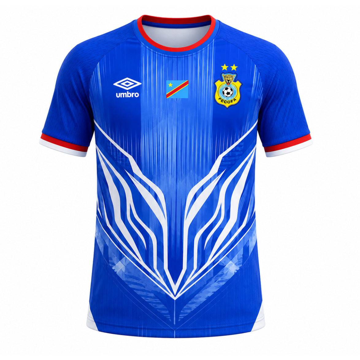 Maillot DR Congo Spécial 2 Etoiles Bleu 2026-League Wear Hub
