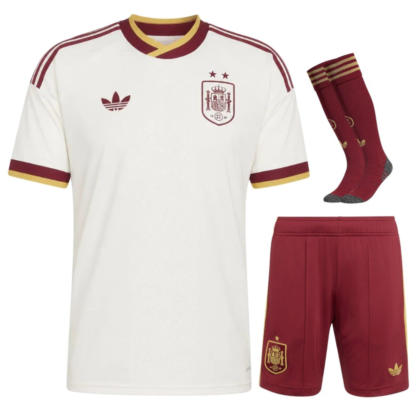 Maillot Espagne 2 étoiles Kit Kids Exterieur 26/27-League Wear Hub