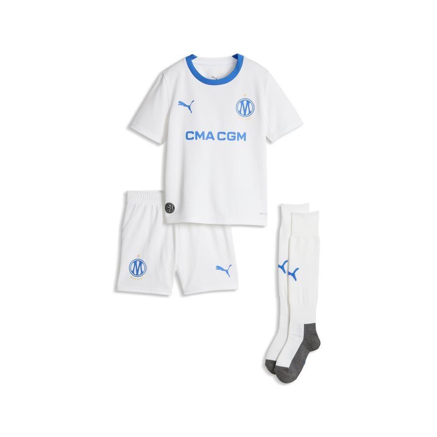 Marseille Home Shirt 26/27 Mini-Kit Kids-League Wear Hub