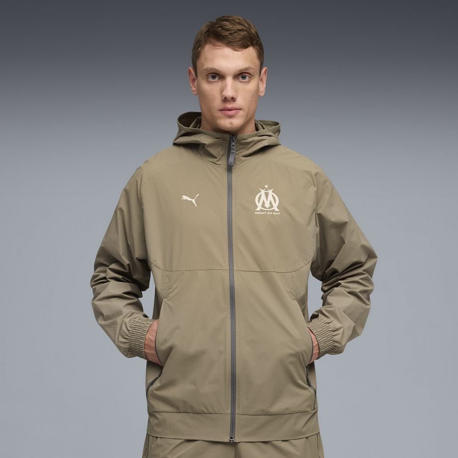 Marseille Track Jacket Pumatech Woven - Brown-League Wear Hub