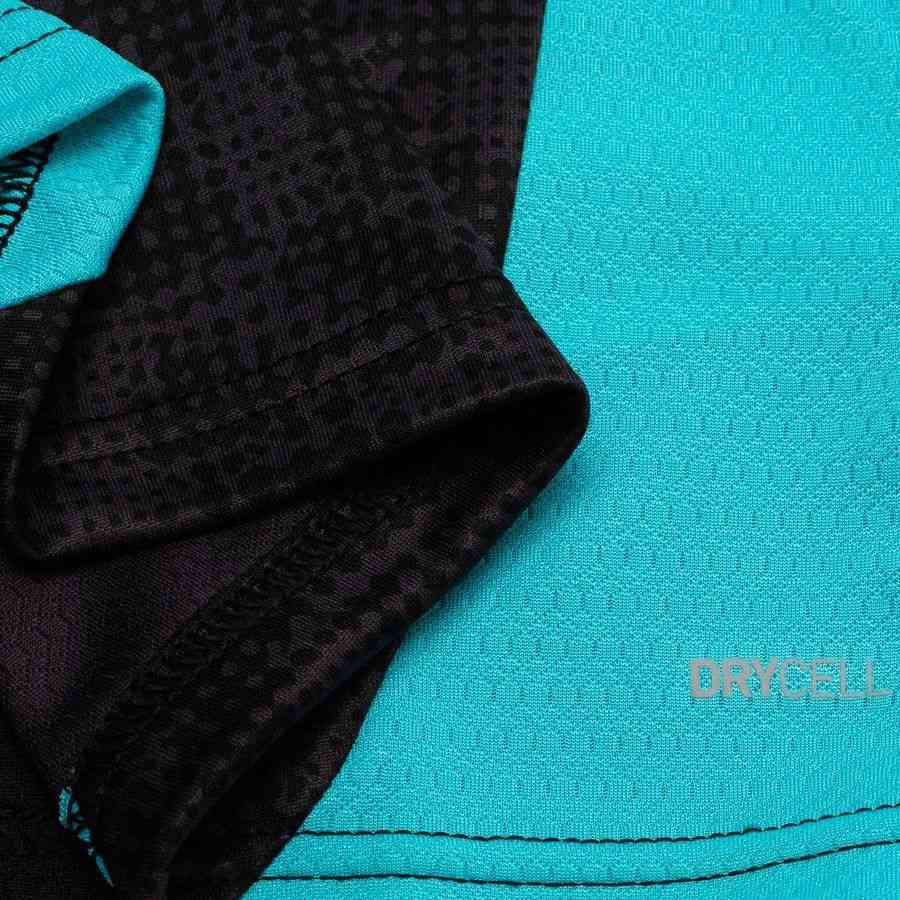 Marseille Training Shirt 1/4 Zip - PUMA Black/Team Aqua Kids-League Wear Hub