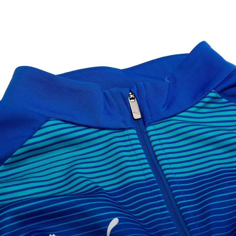 Marseille Training Shirt 1/4 Zip - Royal Sapphire/Team Aqua-League Wear Hub