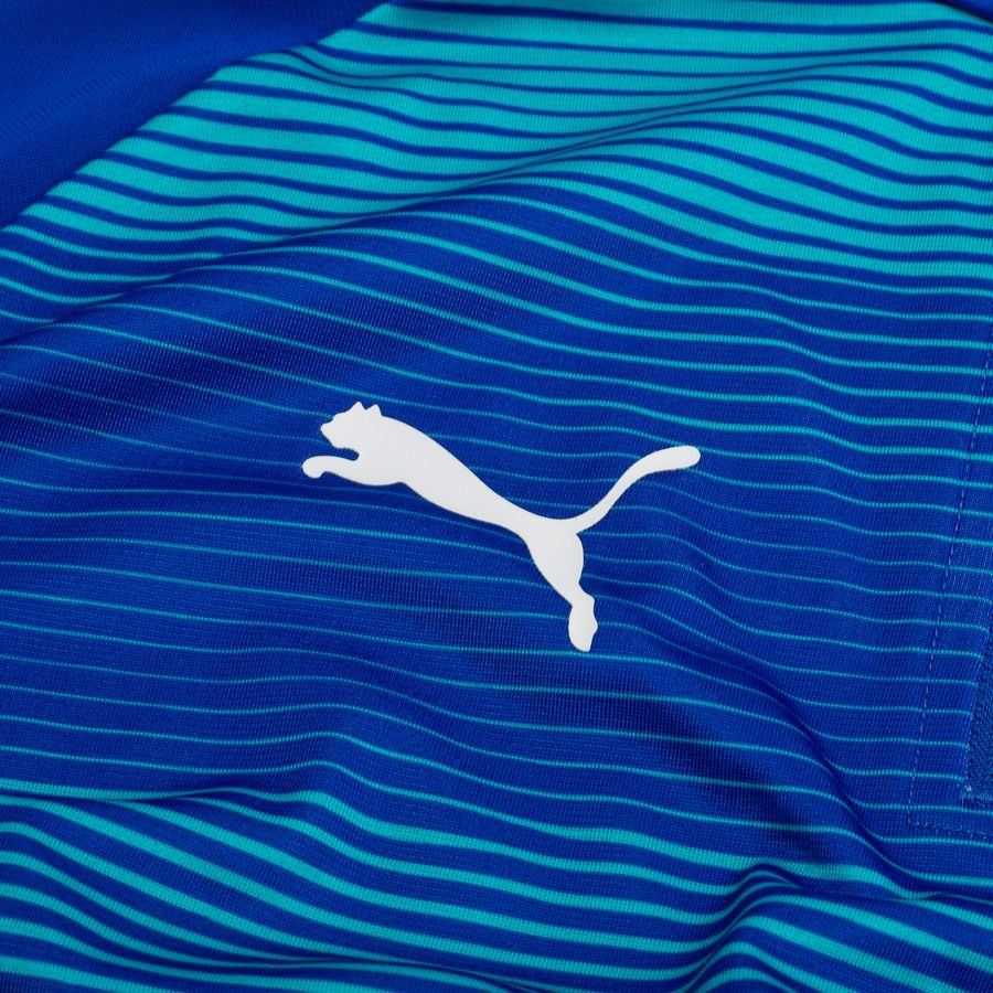 Marseille Training Shirt 1/4 Zip - Royal Sapphire/Team Aqua-League Wear Hub