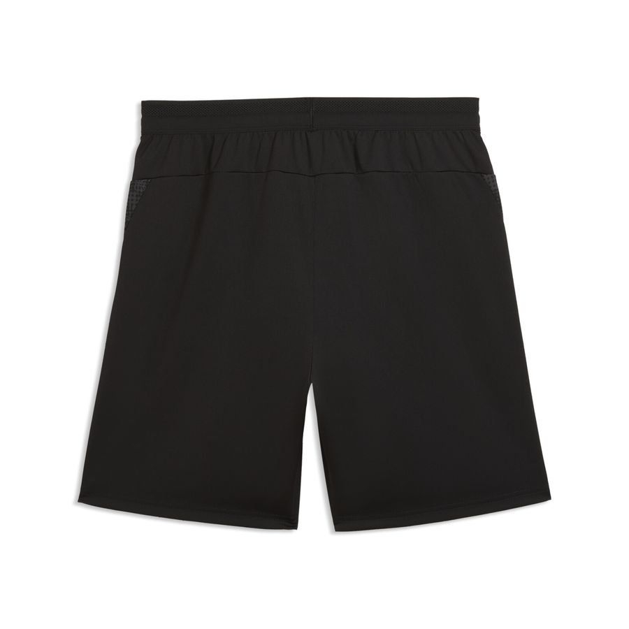 Marseille Training Shorts - Black/Team Aqua-League Wear Hub