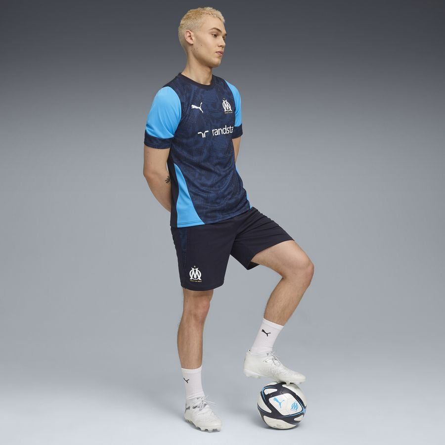 Marseille Training Shorts - New Navy/PUMA White-League Wear Hub