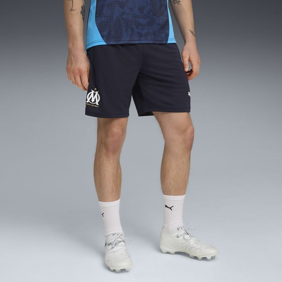Marseille Training Shorts - New Navy/PUMA White-League Wear Hub