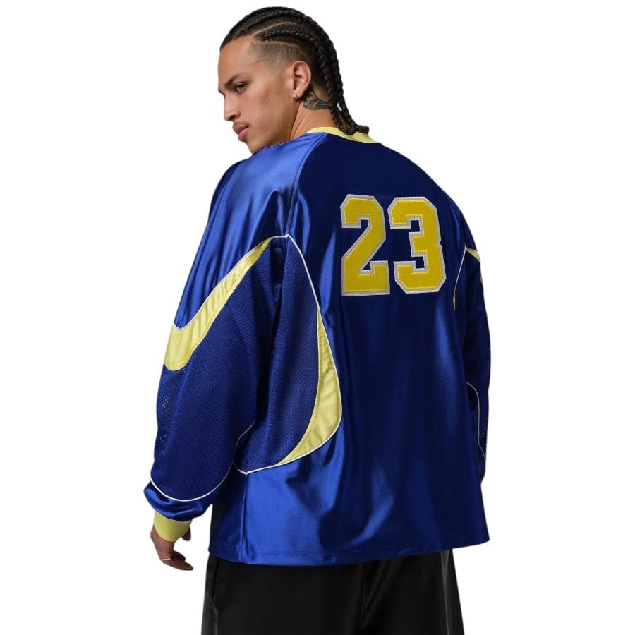 Men's Brazil Goalkeeper World Cup Long-Sleeve Jersey 2026 Blue-League Wear Hub