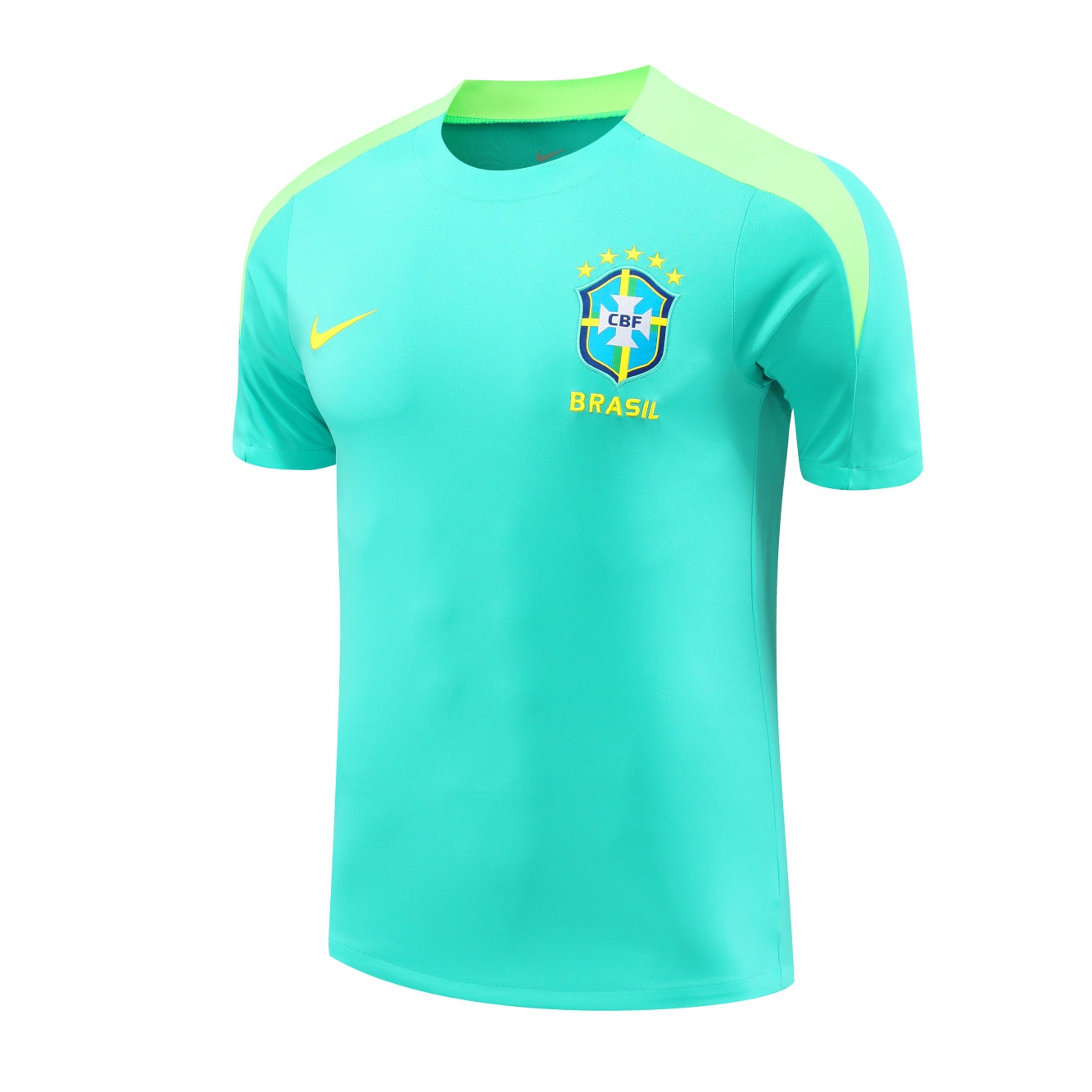 Men's Brazil Green Training Jersey 25/26-League Wear Hub