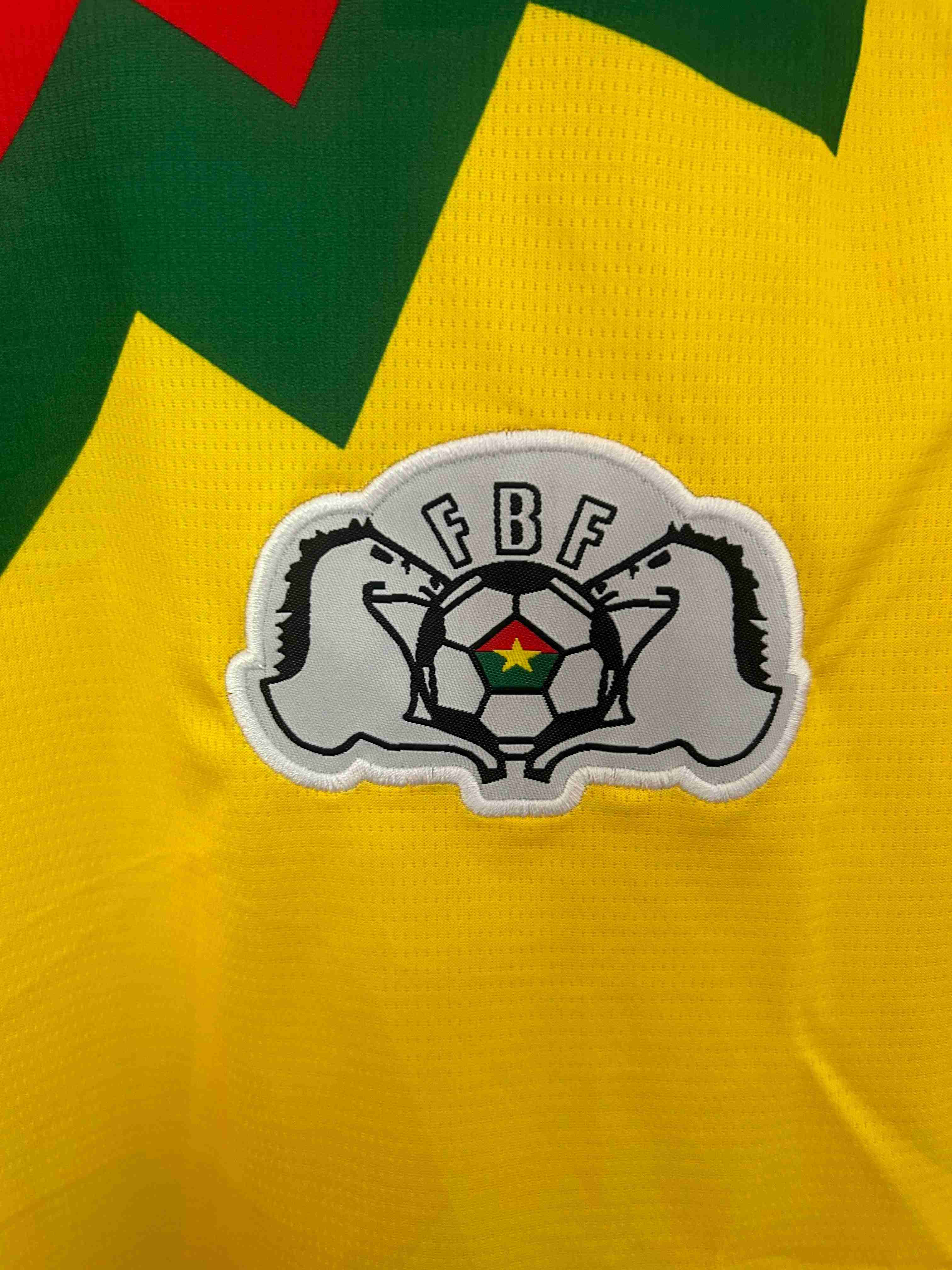 Men's Burkina Faso Third Jersey Yellow 25/26-League Wear Hub
