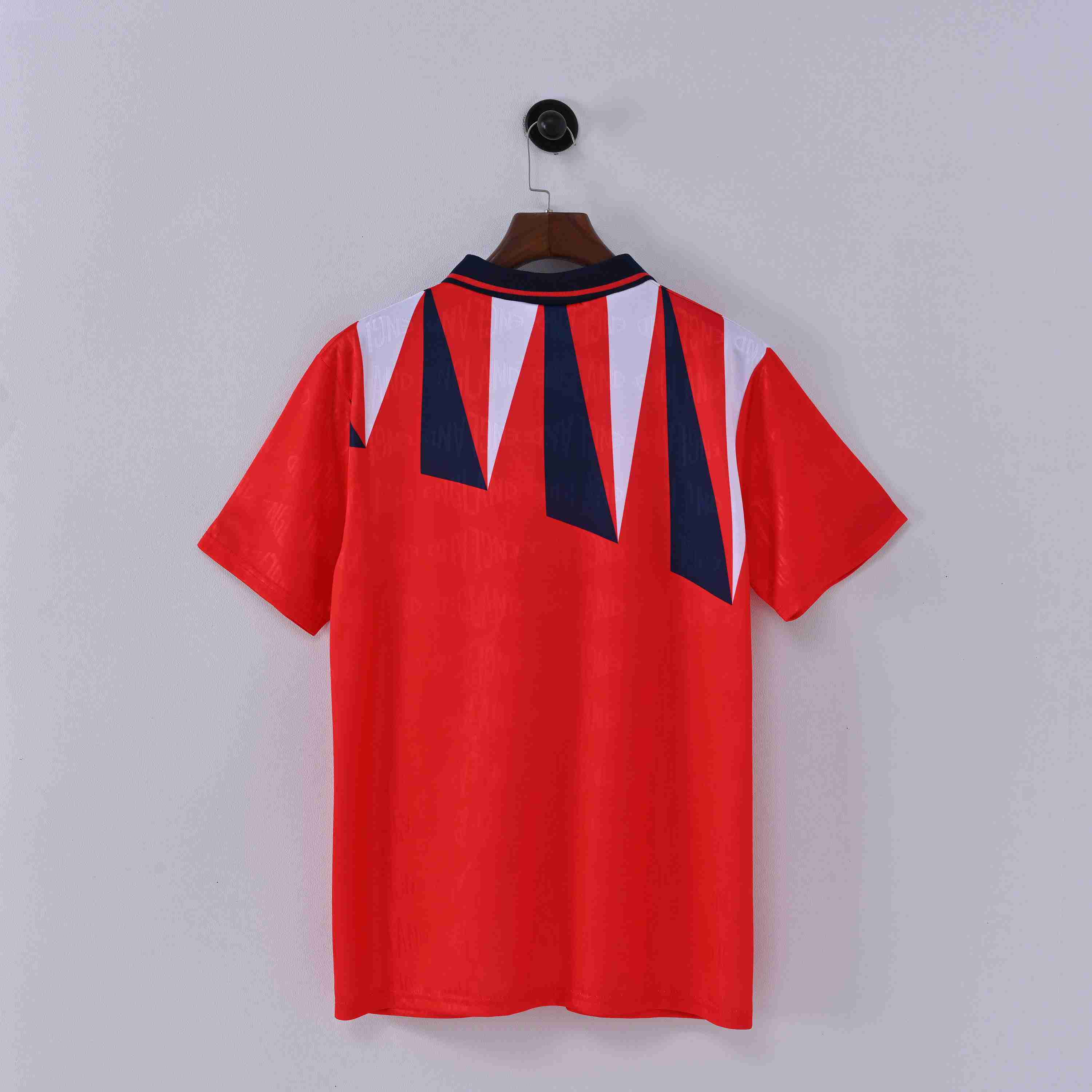 Men's England 1992 Away Retro Vintage Jersey-League Wear Hub