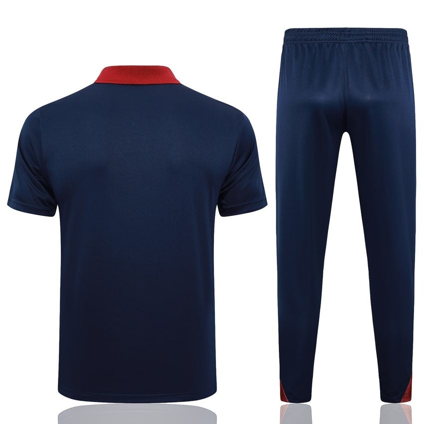 Men's England Polo Shirt 24/25 Dark Blue-League Wear Hub