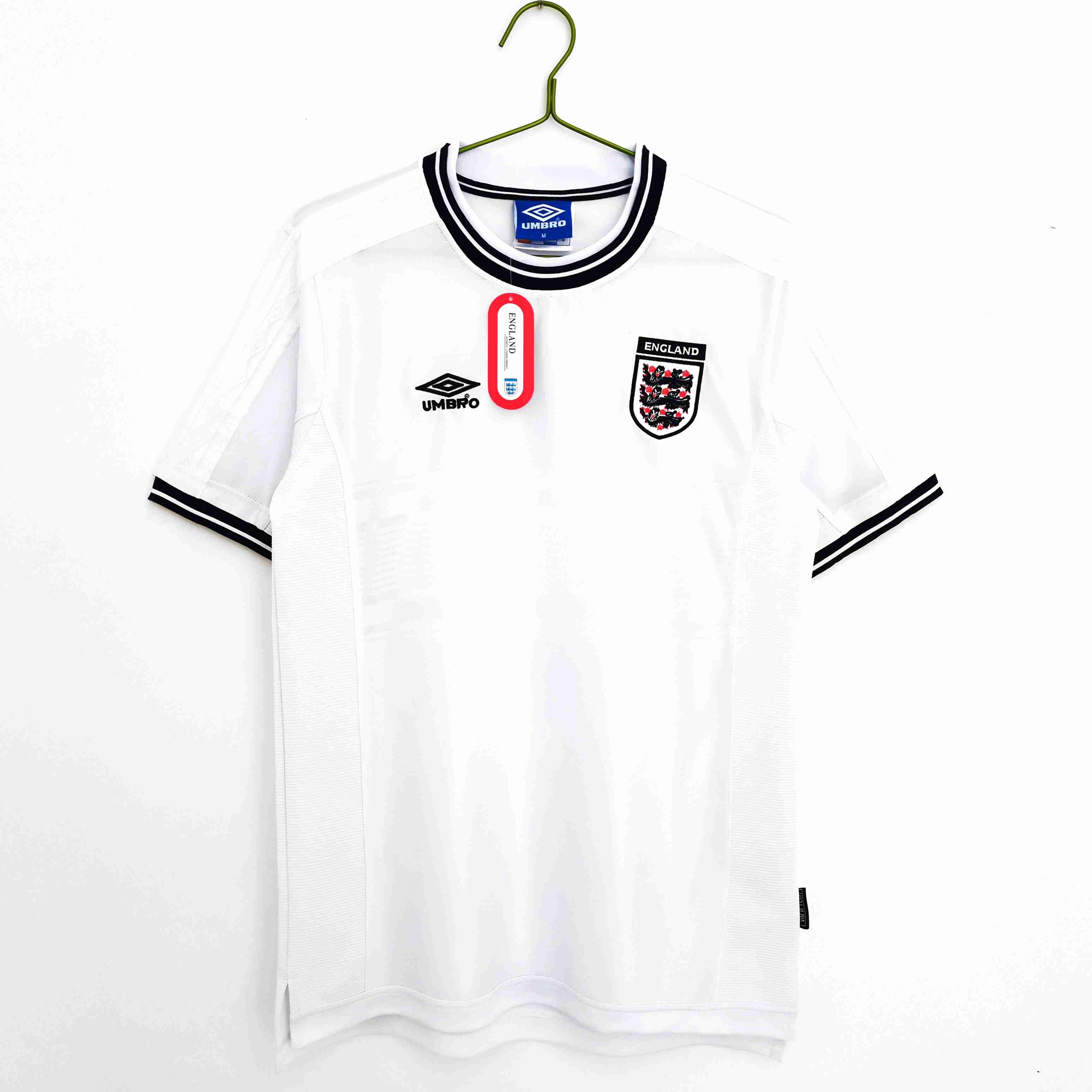 Men's England Retro Vintage 99/00 Home Jersey-League Wear Hub
