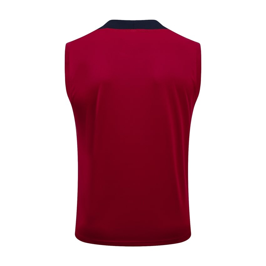 Men's England Sleeveless Top Shorts 24/25 Red-League Wear Hub