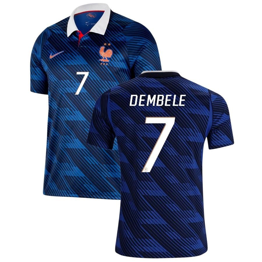 Men's France National Team Domicile Dembele World Cup 2026 Jersey-League Wear Hub