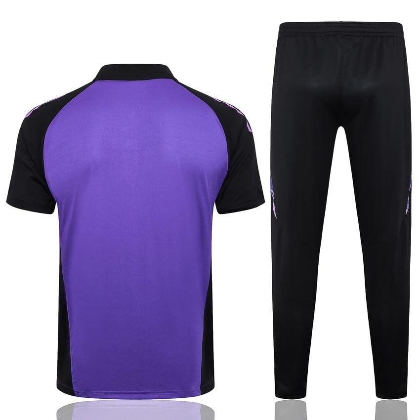 Men's Germany Polo Shirt 24/25 Purple-League Wear Hub
