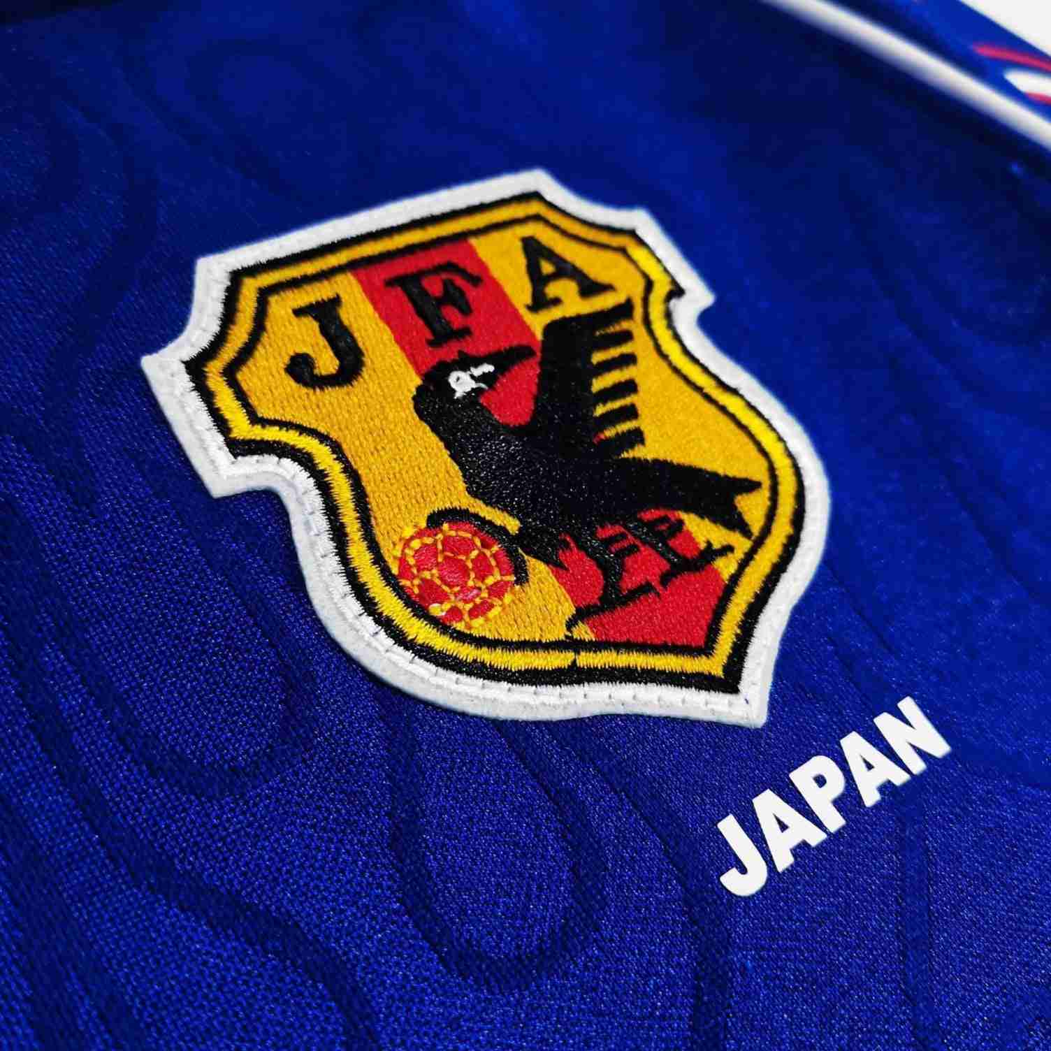 Men's Japan 1998 Long Sleeve Home Retro Vintage Jersey-League Wear Hub