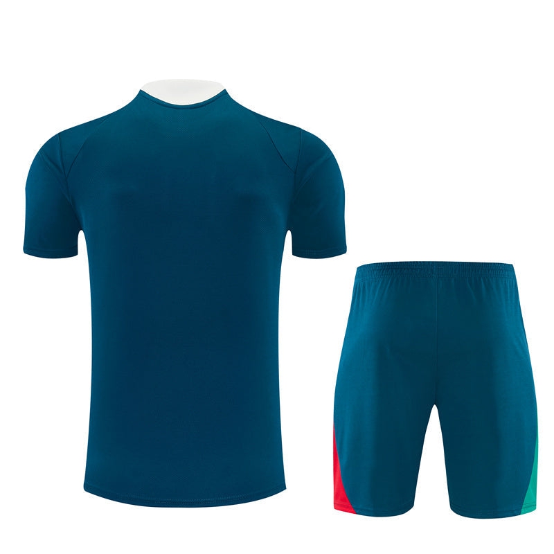 Men's Portugal Kit Shorts Green Dark Blue 26/27-League Wear Hub