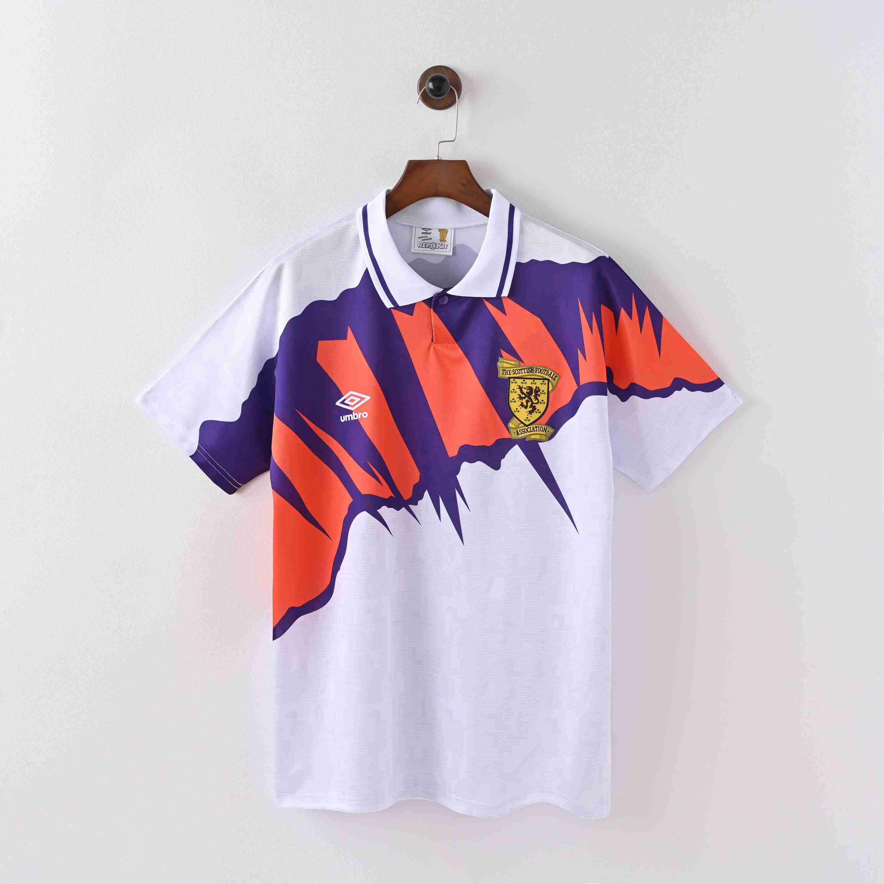 Men's Scotland 1992 Away Retro Vintage Jersey-League Wear Hub