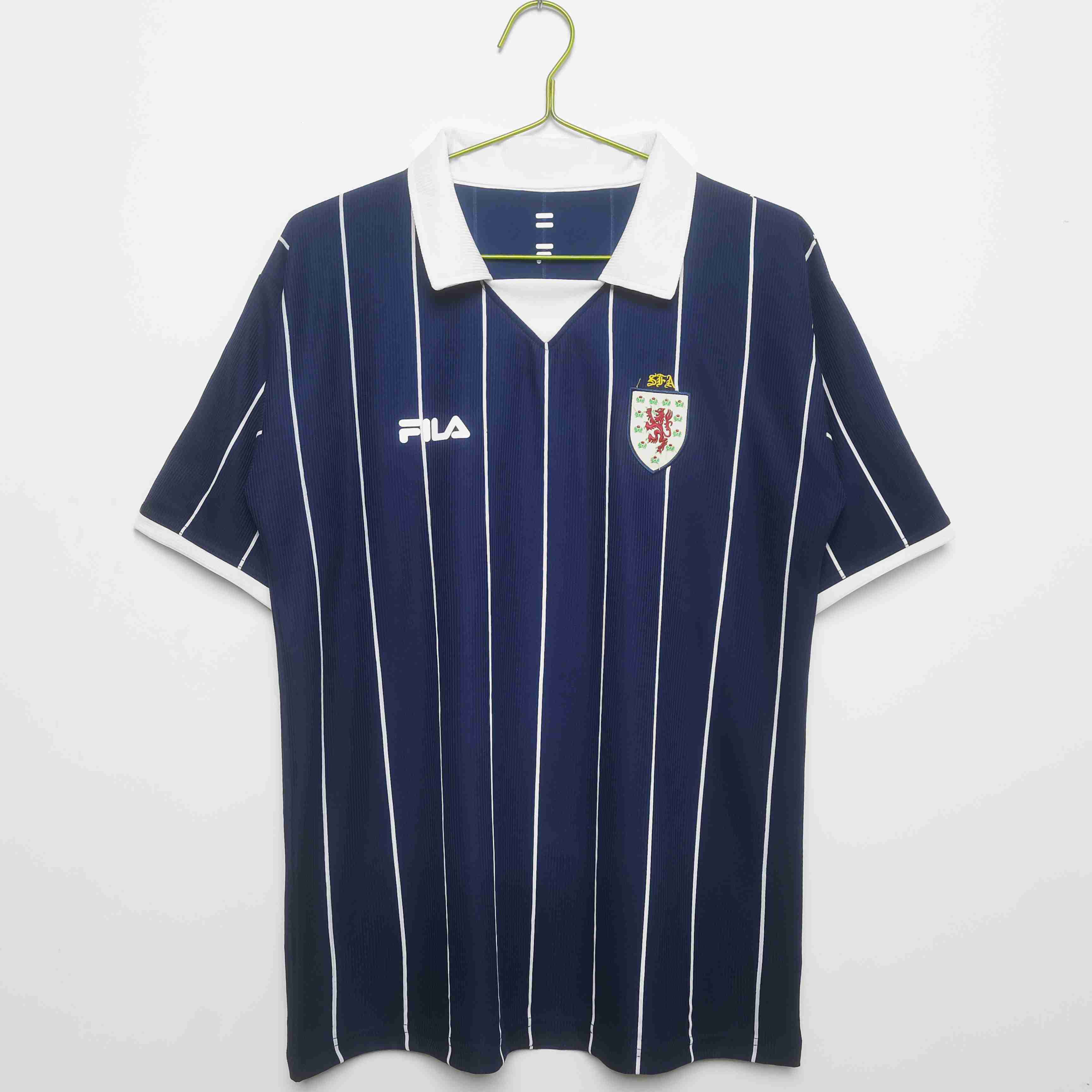 Men's Scotland Retro Vintage 2002 Home Season Jersey-League Wear Hub
