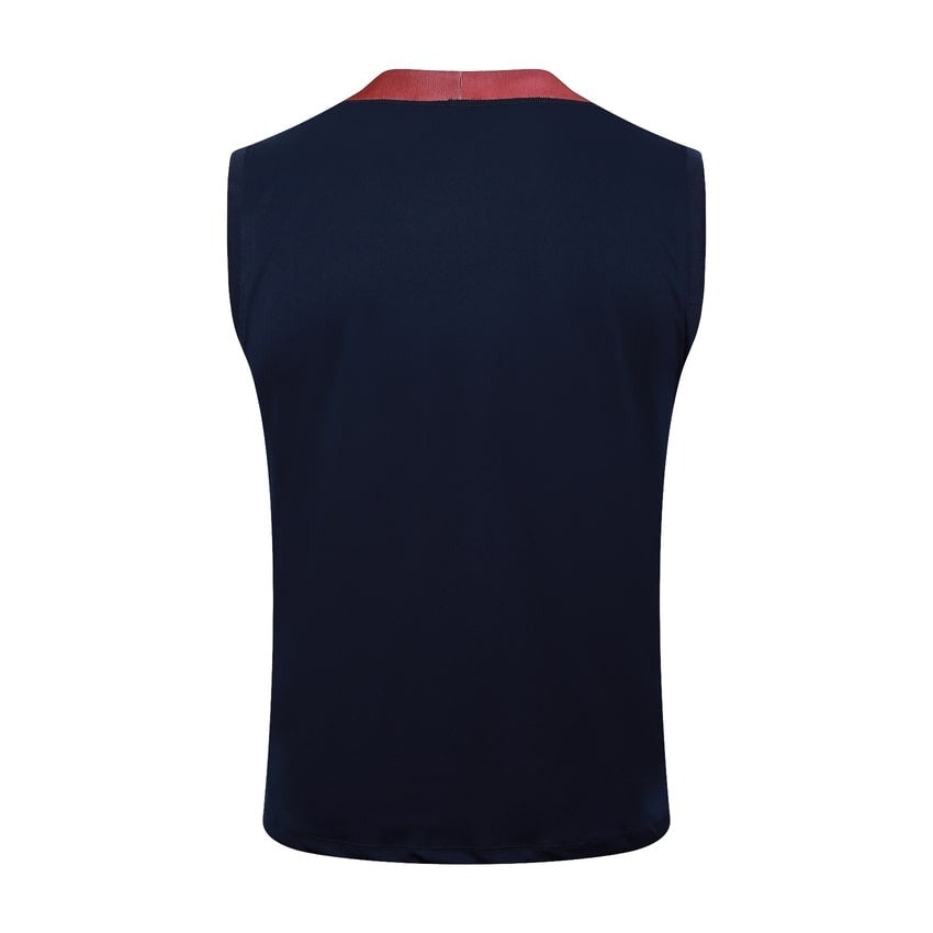Men's Sleeveless Shirt Shorts England 24/25 Dark Blue-League Wear Hub