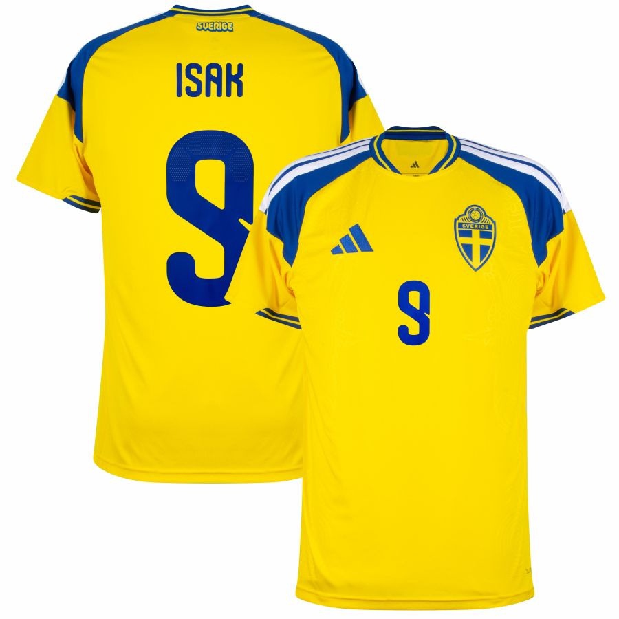 Men's Sweden Isak Home Jersey 26/27-League Wear Hub