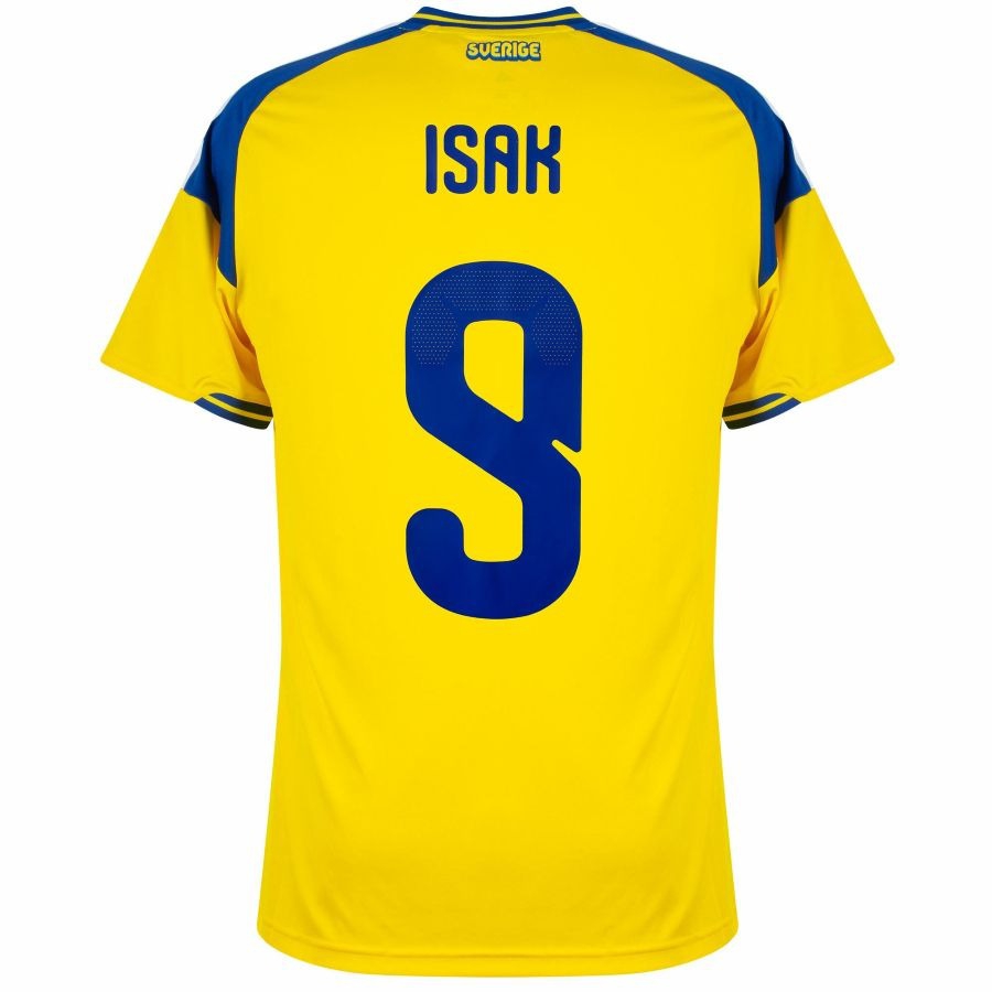 Men's Sweden Isak Home Jersey 26/27-League Wear Hub