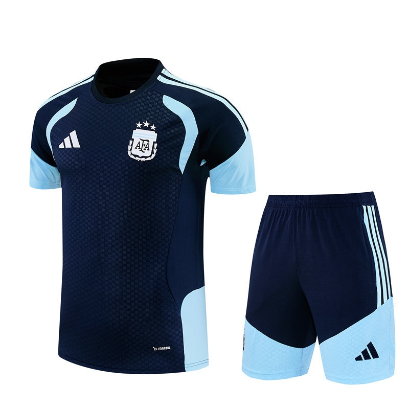 Men's/Kids' Argentina Short Jersey Set 26/27 Royal Blue-League Wear Hub
