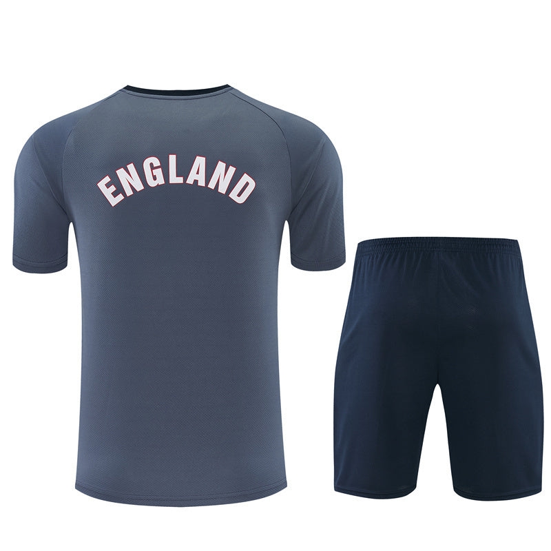 Men's/Kids' England Jersey Shorts Set 26/27 Grey-League Wear Hub