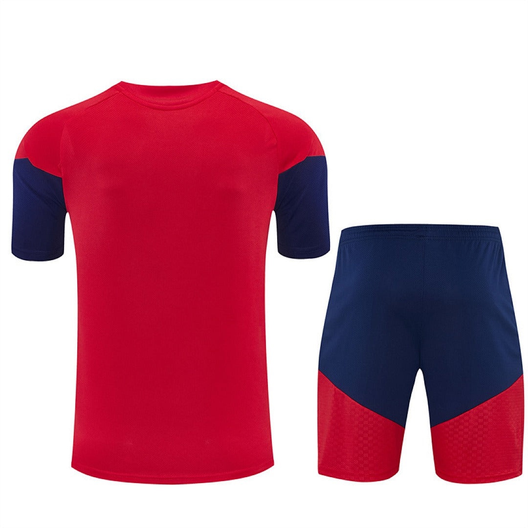 Men's/Kids' Spain Jersey Shorts Set 26/27 Red-League Wear Hub