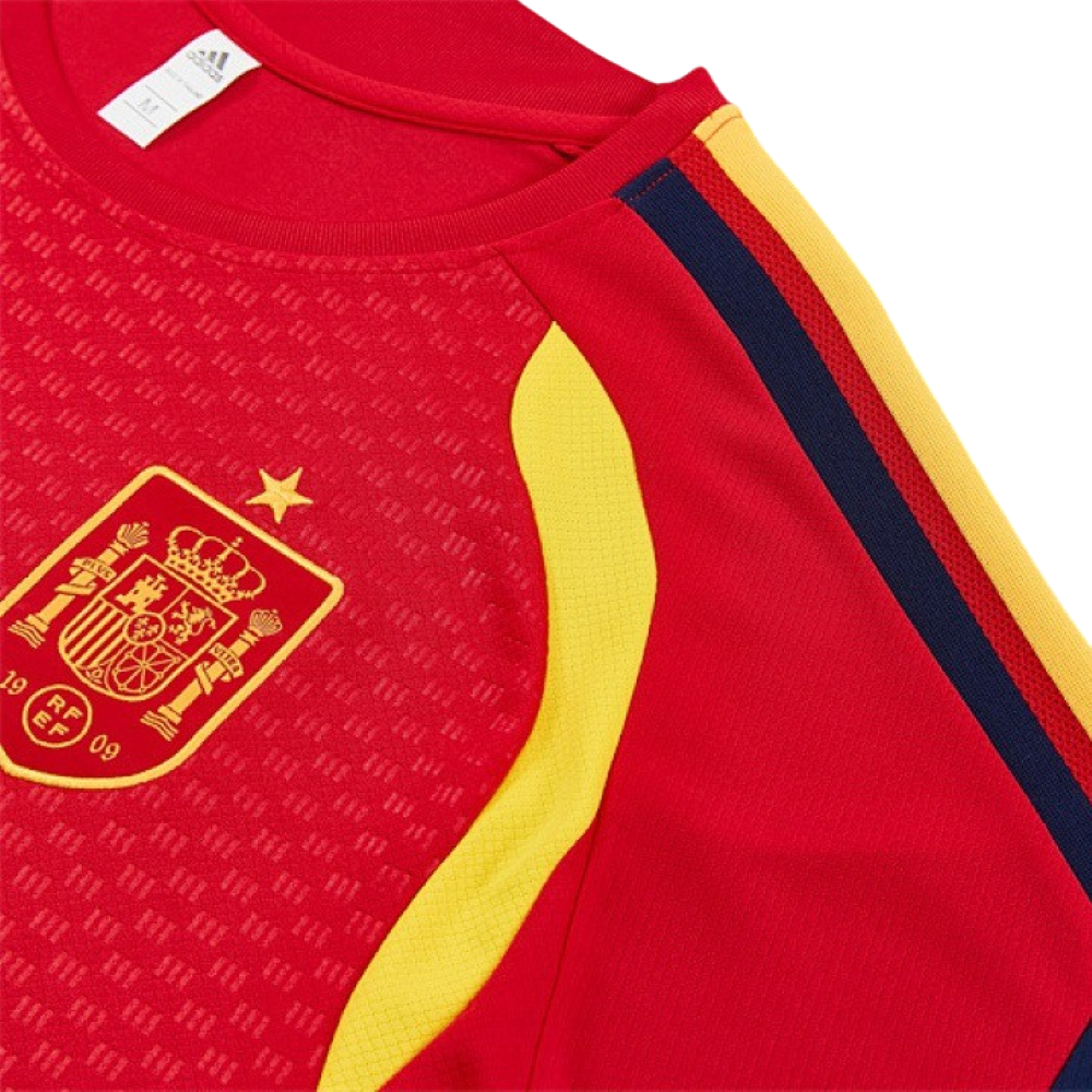 Men's/Kids' Spain Jersey Shorts Set 26/27 Red-League Wear Hub