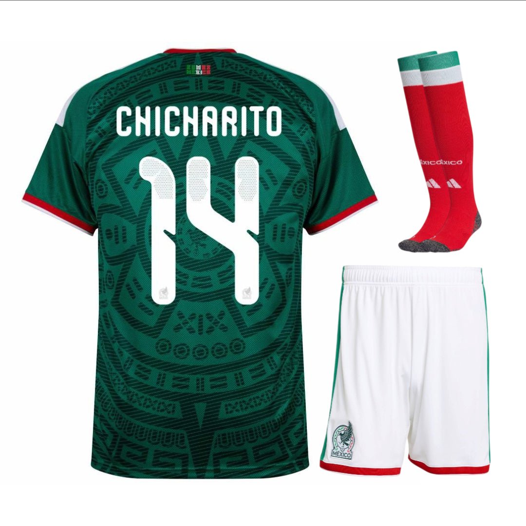 Mexico Chicharito Home Kit Kids 26/27-League Wear Hub