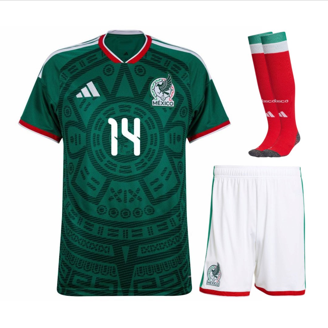 Mexico Chicharito Home Kit Kids 26/27-League Wear Hub