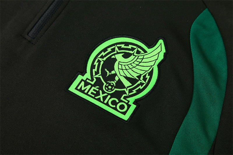Mexico Training Tracksuit Men's/Kids' 26/27 Black-League Wear Hub