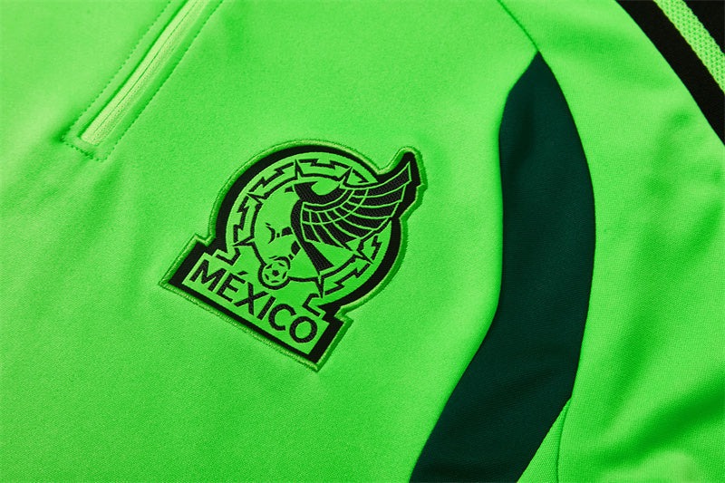 Mexico Training Tracksuit Men/Kids 26/27 Green-League Wear Hub