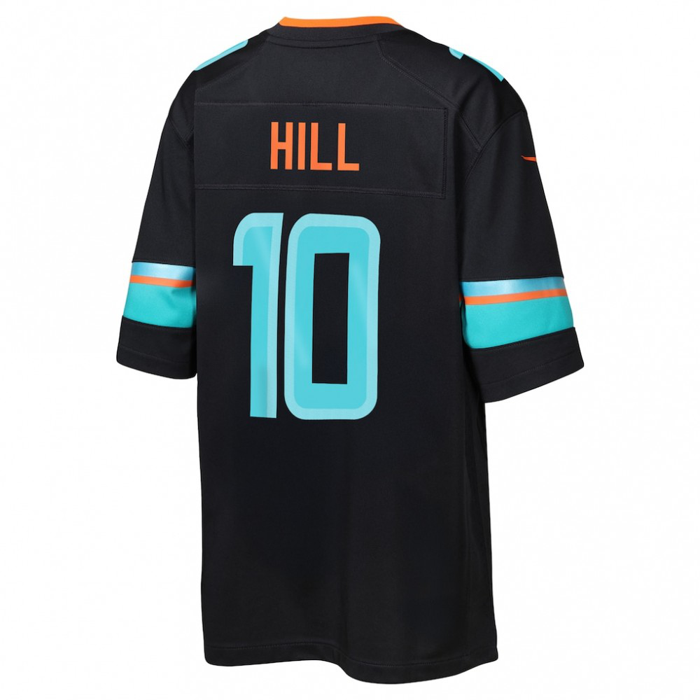 Tyreek Hill Miami Dolphins Nike Youth 2025 Rivalries Collection Game Jersey - Pitch Blue-League Wear Hub