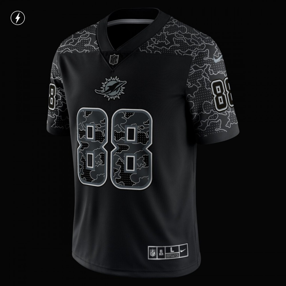 Mike Gesicki Miami Dolphins Nike RFLCTV Limited Jersey - Black-League Wear Hub